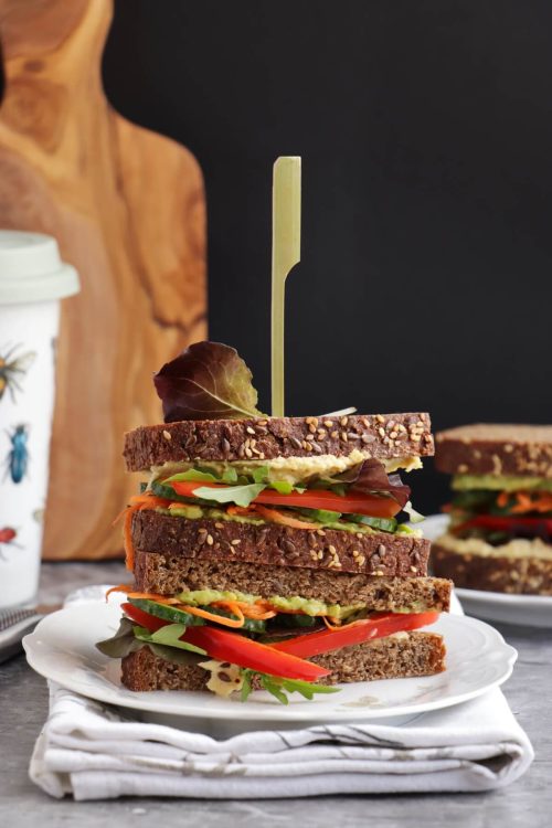 Veggie & Hummus Sandwich