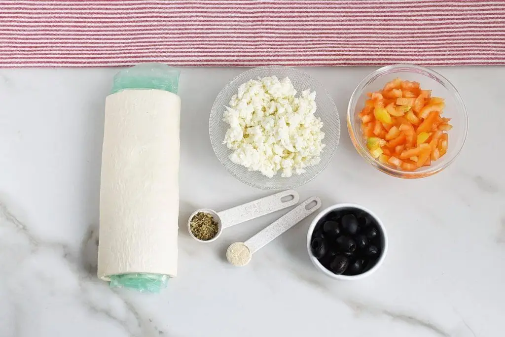 Ingredients for White Pizza Appetizers