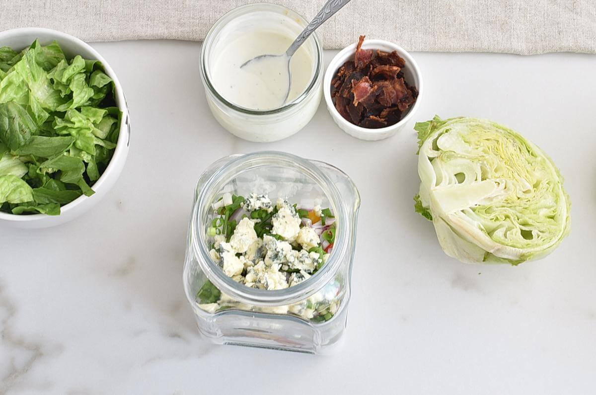 Wedge Salad in a Jar Recipe - Cook.me Recipes