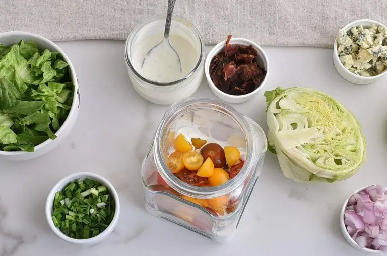 Step 1 - Wedge Salad in a Jar