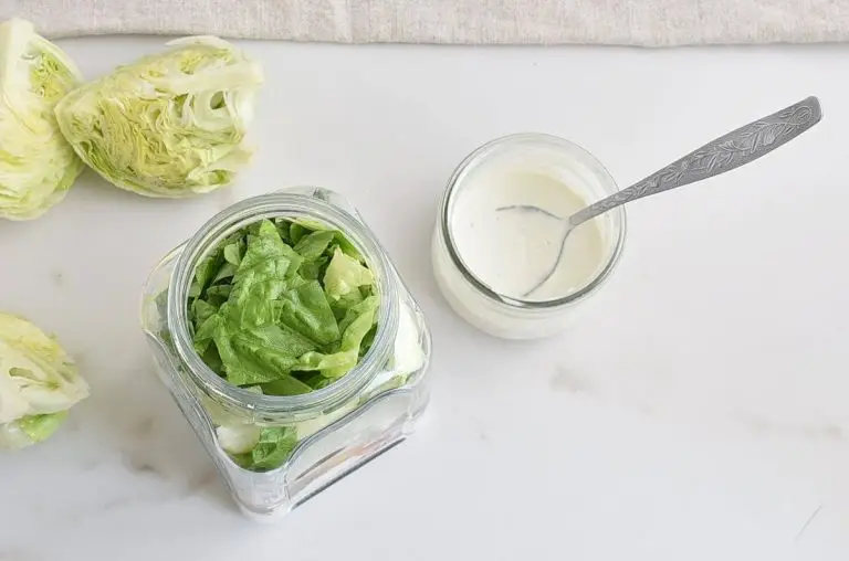 Step 1 - Wedge Salad in a Jar