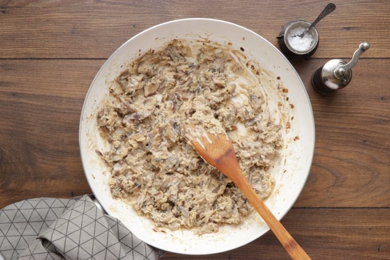 Step 5 - Wild Mushroom & Parmesan Vol-au-Vent Filling