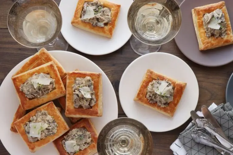 Step 6 - Wild Mushroom & Parmesan Vol-au-Vent Filling