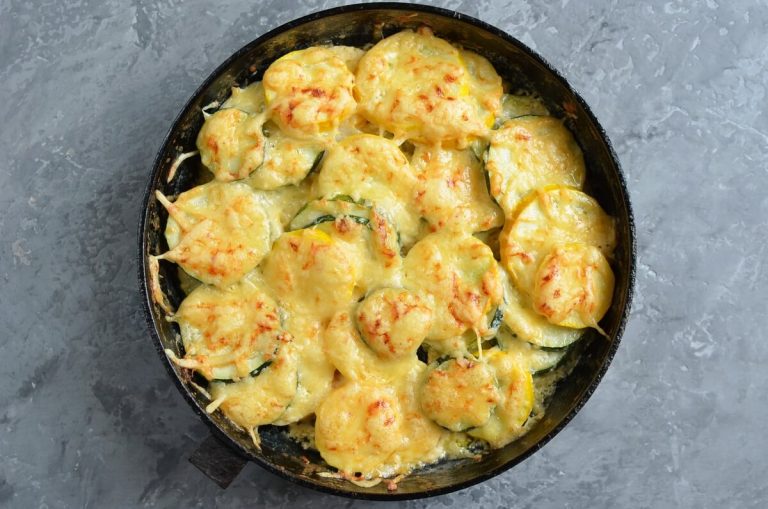 Step 6 - Zucchini Gratin with Yellow Squash