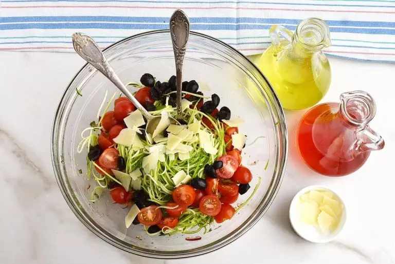 Step 2 - Zucchini Noodle “Pasta” Salad
