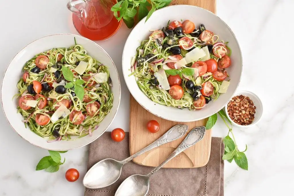 Zucchini Noodle “Pasta” Salad