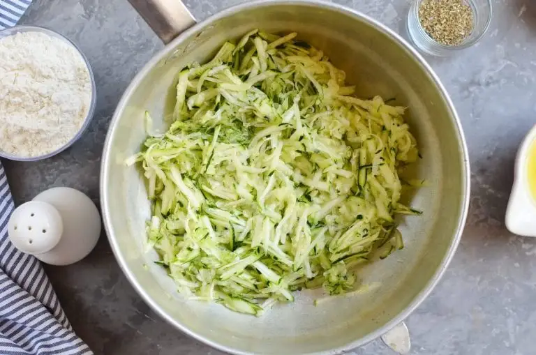 Step 1 - Zucchini & Parmesan Savory Waffles
