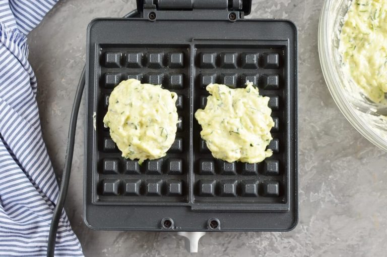 Step 6 - Zucchini & Parmesan Savory Waffles
