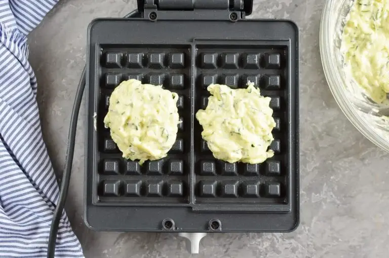 Step 6 - Zucchini & Parmesan Savory Waffles