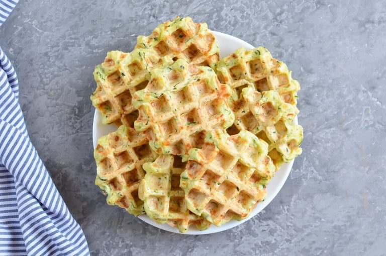 Step 8 - Zucchini & Parmesan Savory Waffles