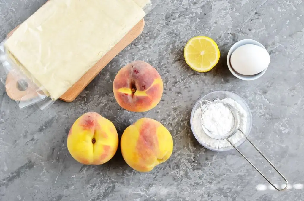 Ingredients for 5-Ingredient Peach Tart