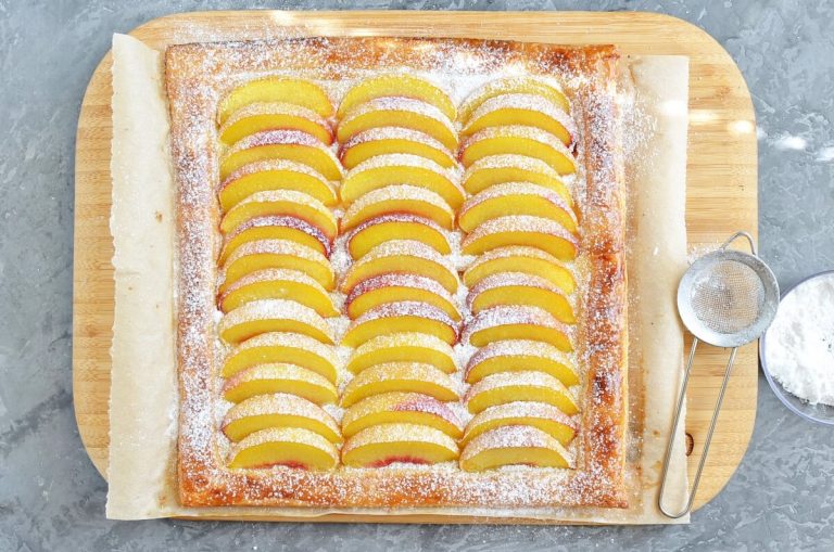 Step 7 - 5-Ingredient Peach Tart