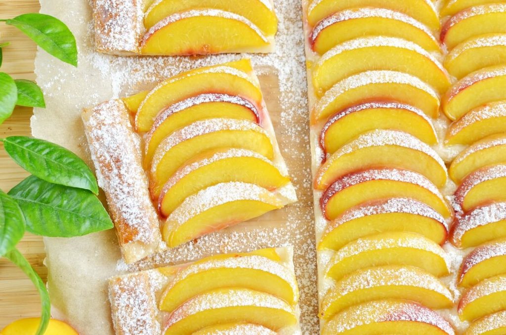 How to serve 5-Ingredient Peach Tart