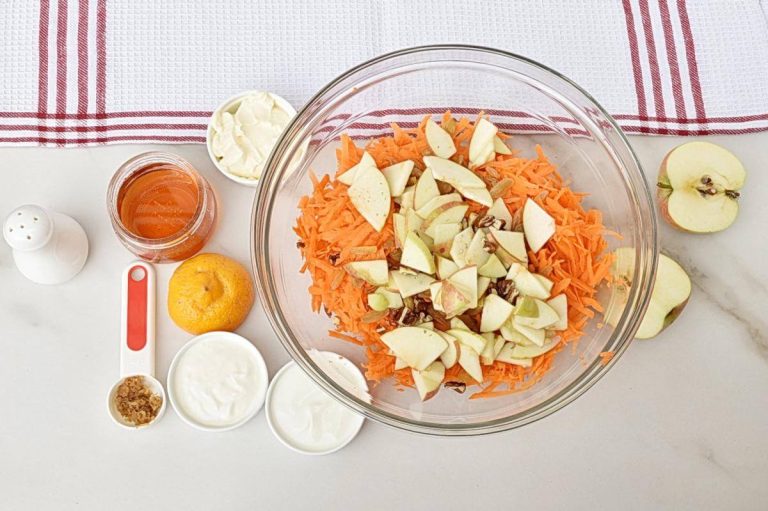 Step 1 - Carrot Apple Raisin Salad