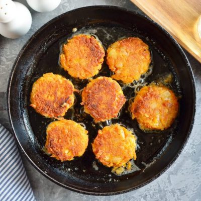 Cheesy Carrot Fritters recipe - step 7