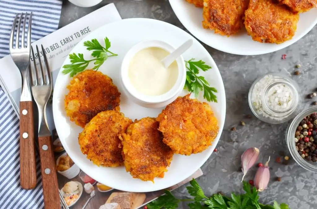 Cheesy Carrot Fritters