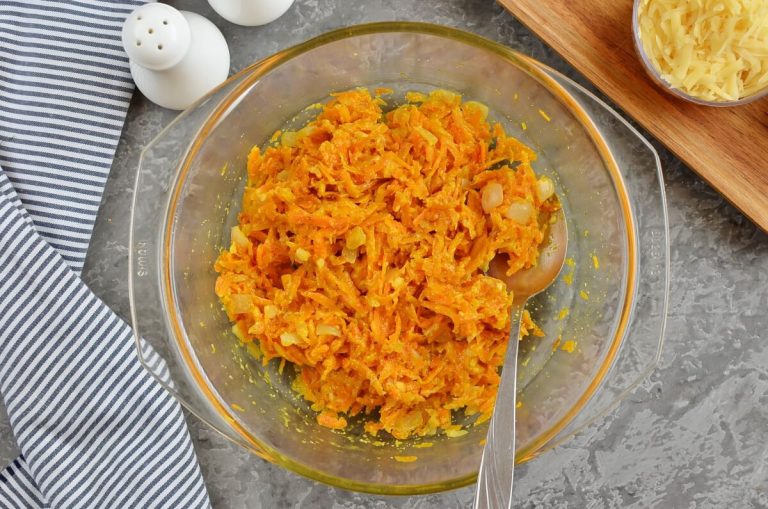Step 4 - Cheesy Carrot Fritters