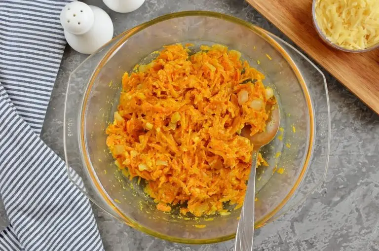 Step 4 - Cheesy Carrot Fritters