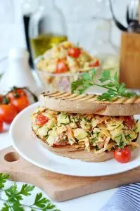 Chickpea Carrot Salad Sandwich
