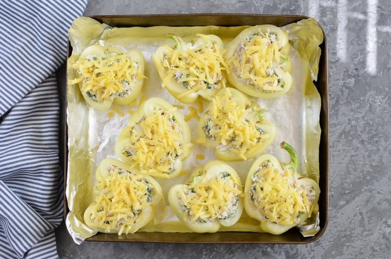 Step 4 - Creamy Chicken Stuffed Peppers