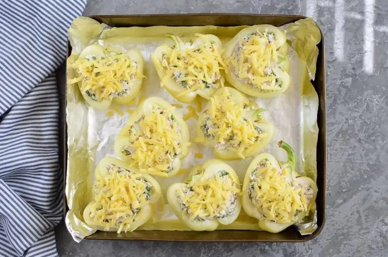 Step 4 - Creamy Chicken Stuffed Peppers