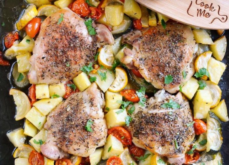 Step 9 - Crispy Chicken Thighs One-Pan Meal