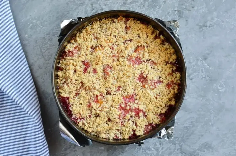 Step 11 - Damson Plum Crumble Cake
