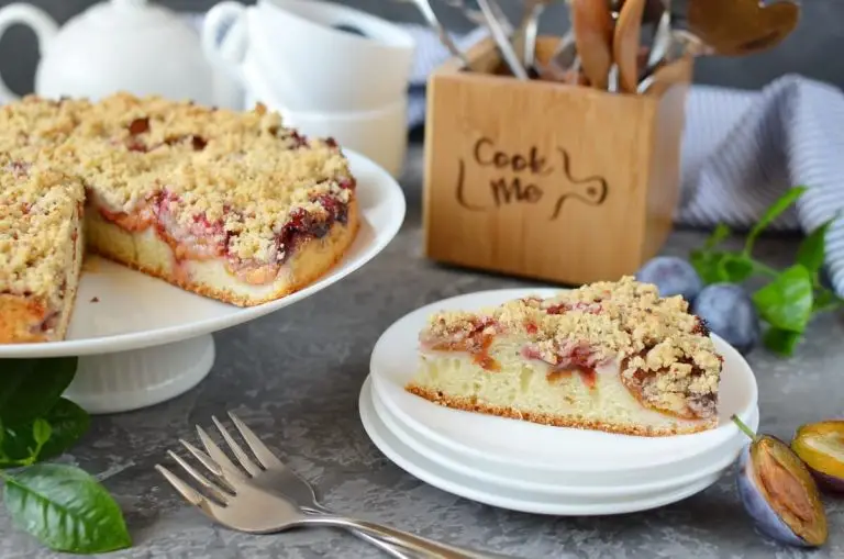 Step 12 - Damson Plum Crumble Cake