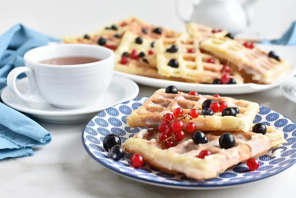 Donut-Glazed Yeasted Waffles