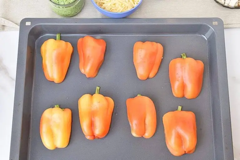 Step 1 - Easy Chicken Pesto Stuffed Peppers
