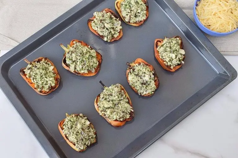 Step 5 - Easy Chicken Pesto Stuffed Peppers