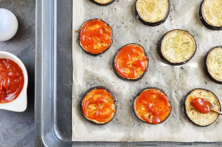 Step 5 - Eggplant Pizza
