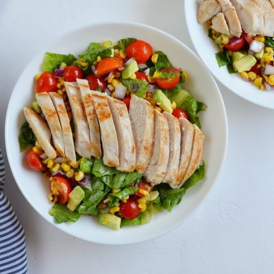 Grilled Chicken Corn Salad Recipe - Cook.me Recipes