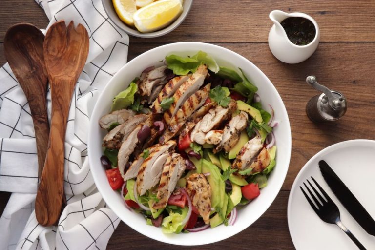 Step 5 - Grilled Lemon Mediterranean Chicken Salad
