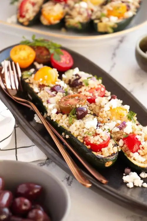 Grilled Zucchini Boats