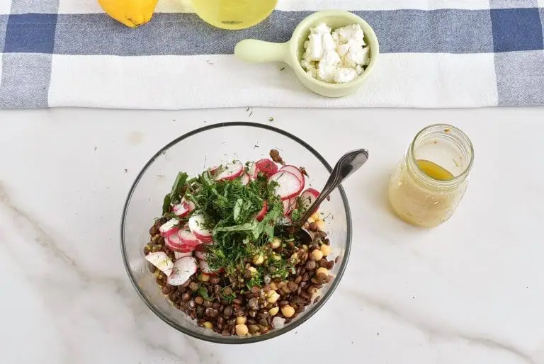 Step 3 - Lemony Lentil and Chickpea Salad