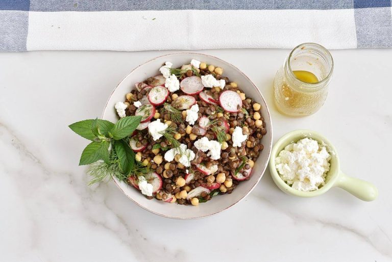 Step 4 - Lemony Lentil and Chickpea Salad