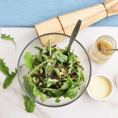 Lemony Roasted Broccoli, Arugula and Lentil Salad recipe - step 6