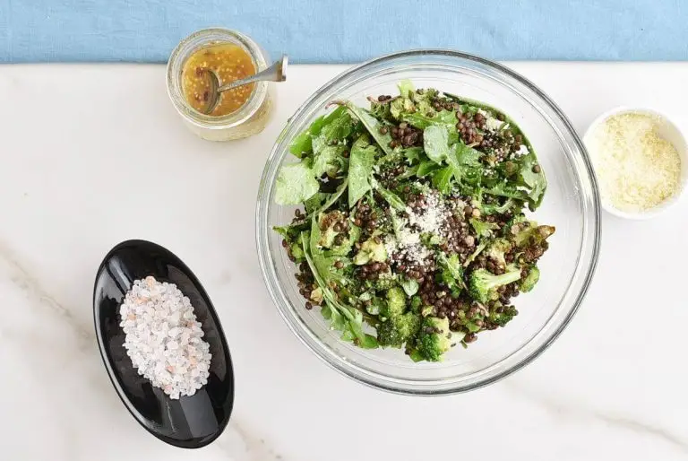 Step 6 - Lemony Roasted Broccoli, Arugula and Lentil Salad