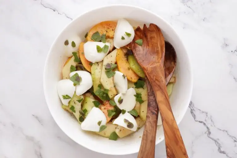 Step 3 - Melon Peach Salad with Prosciutto