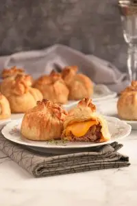 Mini Cheeseburger Pastry Bundles