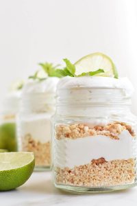 No Bake Key Lime Pie in a Jar