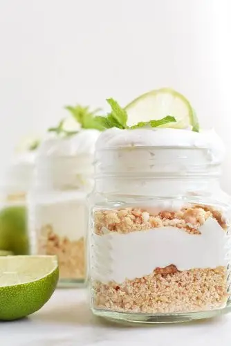 No Bake Key Lime Pie in a Jar