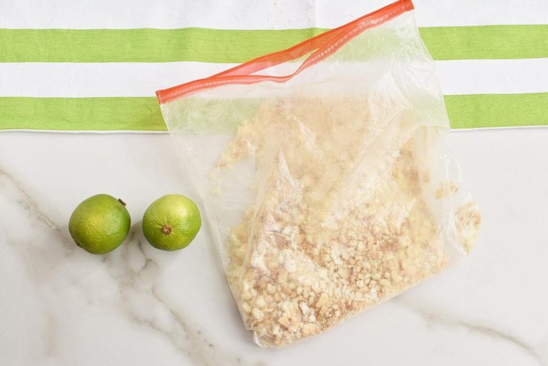 Step 1 - No Bake Key Lime Pie in a Jar