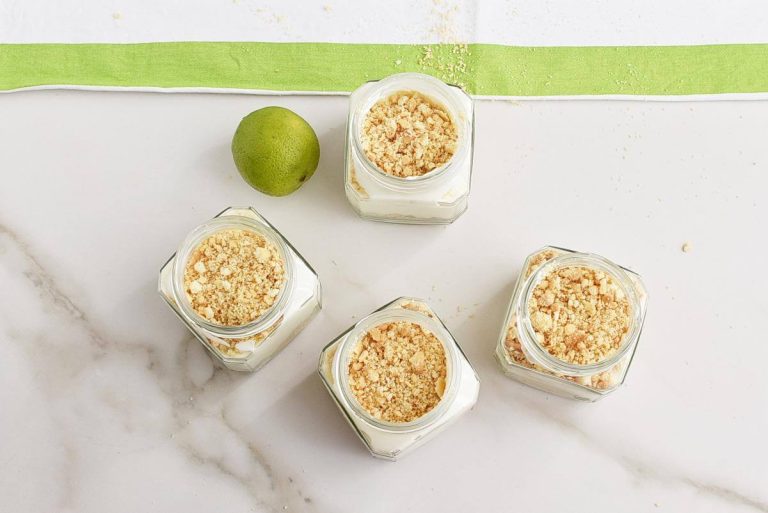 Step 5 - No Bake Key Lime Pie in a Jar