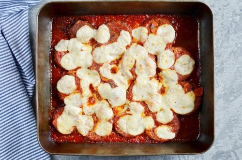 No-Fry Sheet-Pan Eggplant Parmesan Recipe - Cook.me Recipes