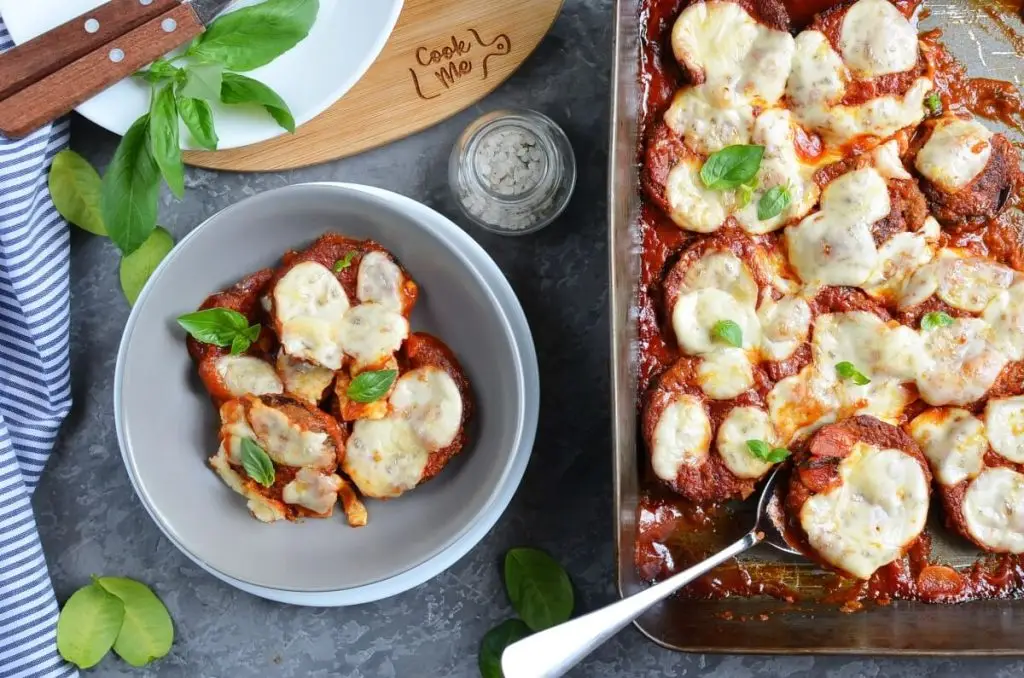 No-Fry Sheet-Pan Eggplant Parmesan