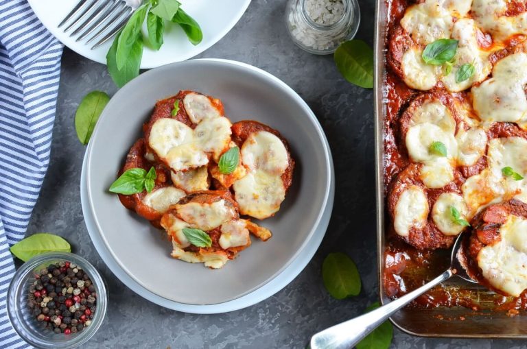 No-Fry Sheet-Pan Eggplant Parmesan Recipe - Cook.me Recipes