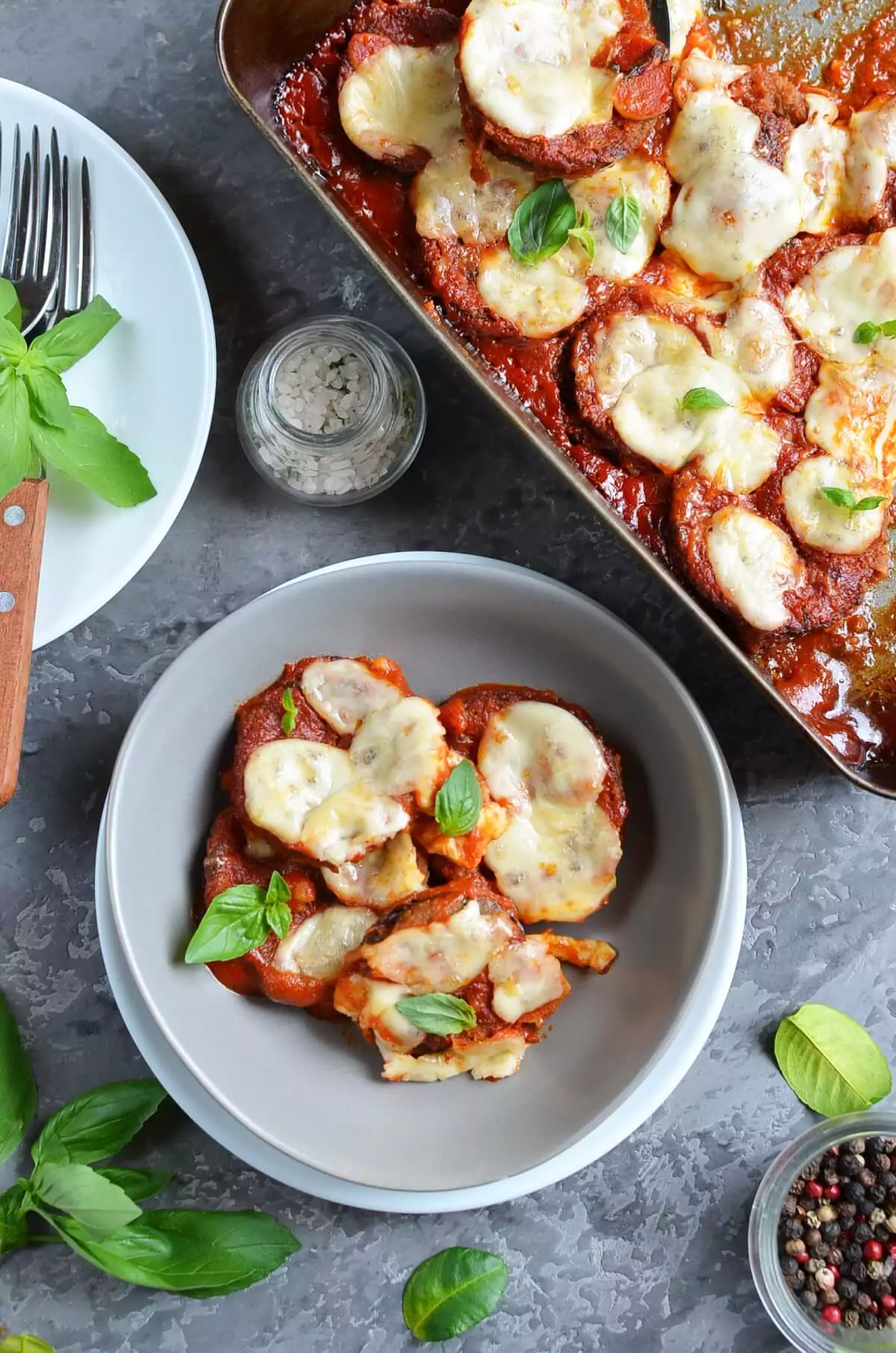 No-Fry Sheet-Pan Eggplant Parmesan