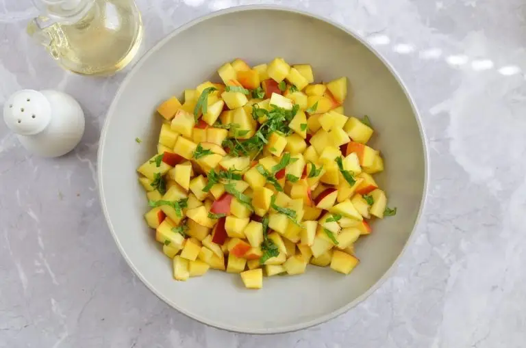 Step 3 - Peach Bruschetta